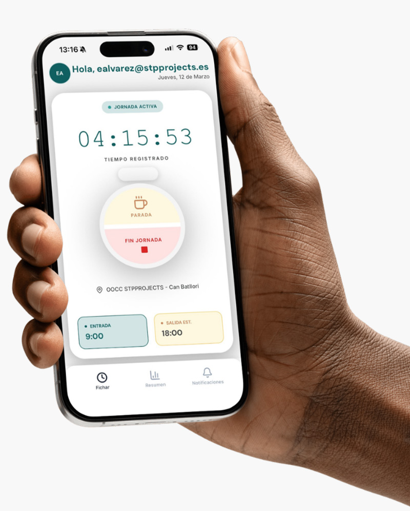ClockInTime: Digitaliza tu jornada, cumple la ley y simplifica tu día a día.