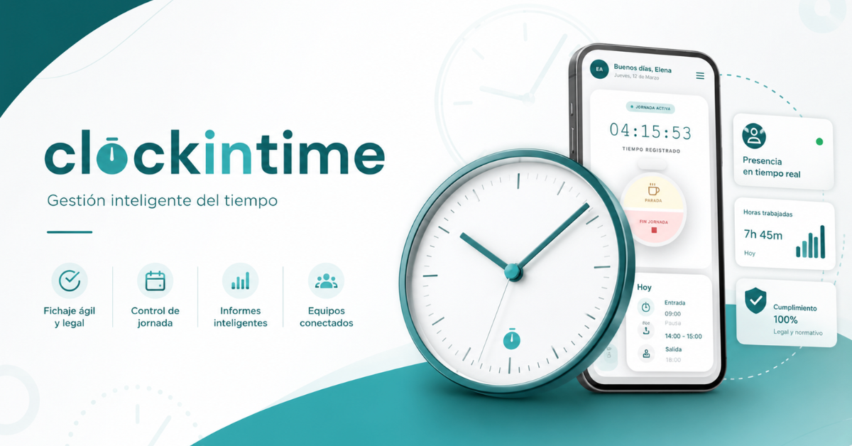 ClockInTime: El mejor software de registro horario en España (2026)